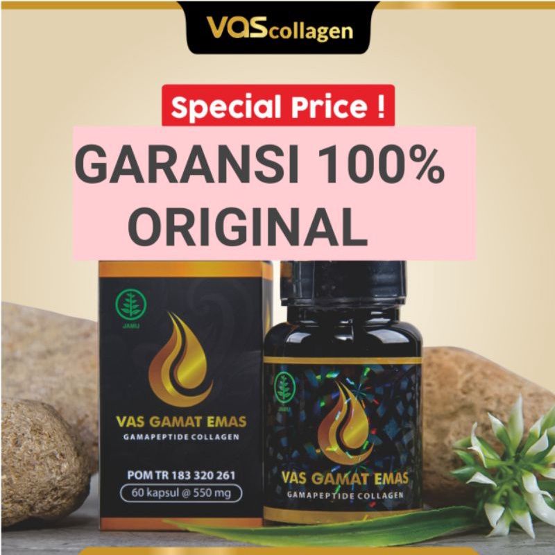 Vas Collagen Gamat Emas (100% ori berhologram)