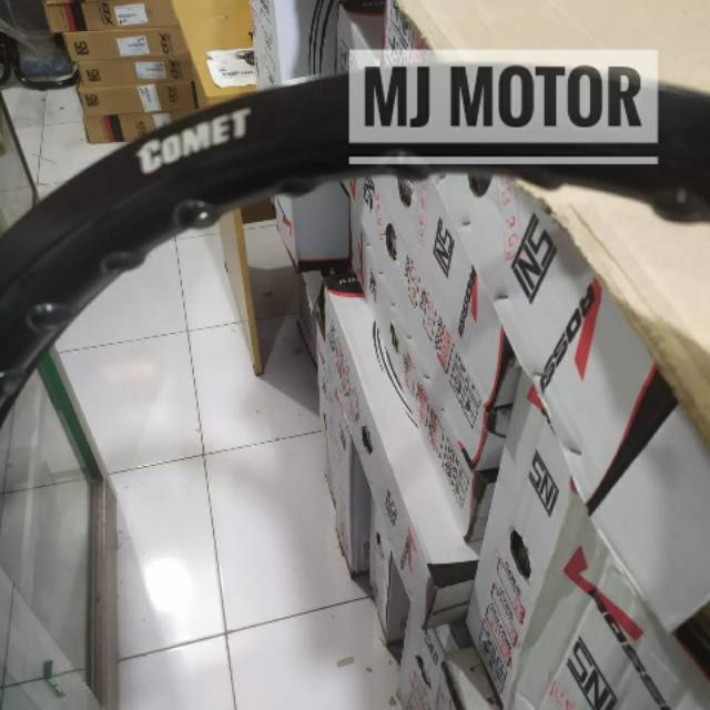 CUCI GUDANG Velg Comet 17x140 hitam Kilat