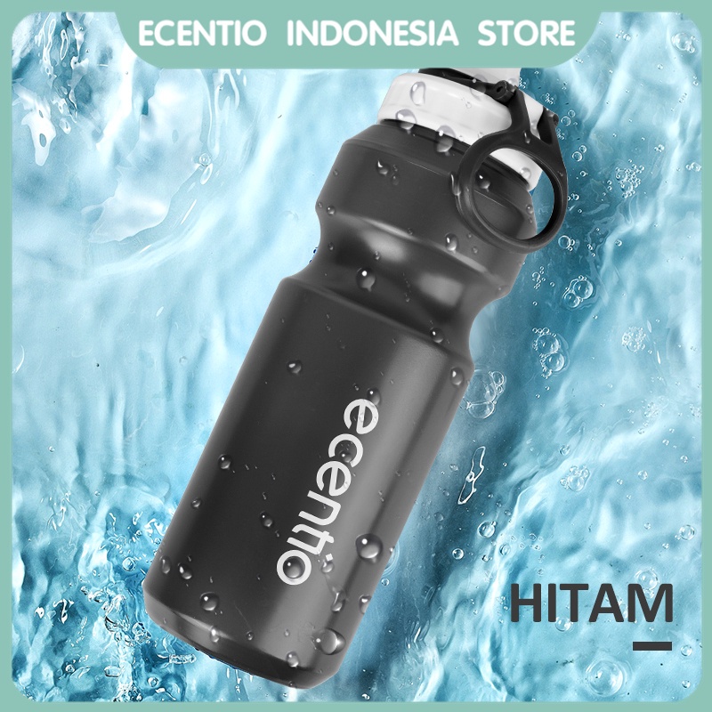 ecentio botol air plastik 750ml  botol minum Portabel sepeda botol air olahraga fashion unik water bottle