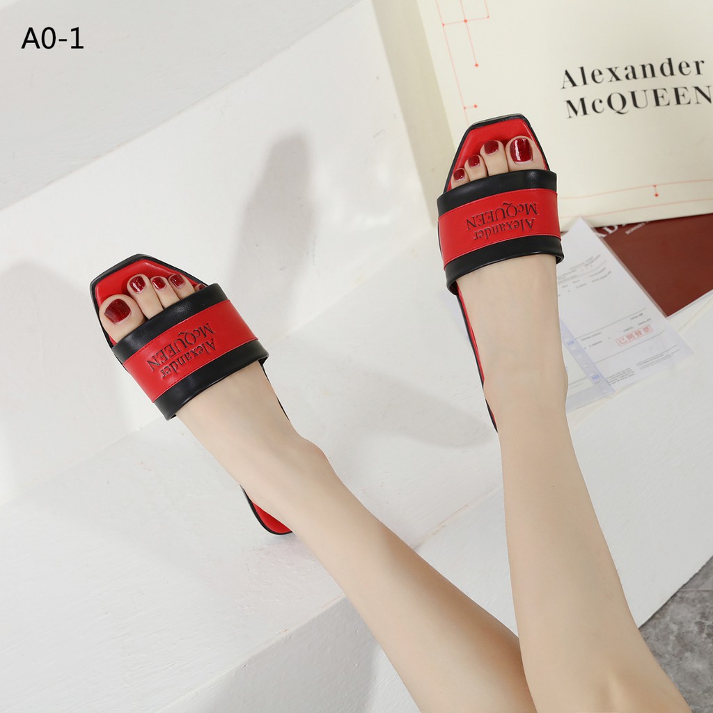 New Arrival !! Sepatu Wanita MCQueen Slide A0-1