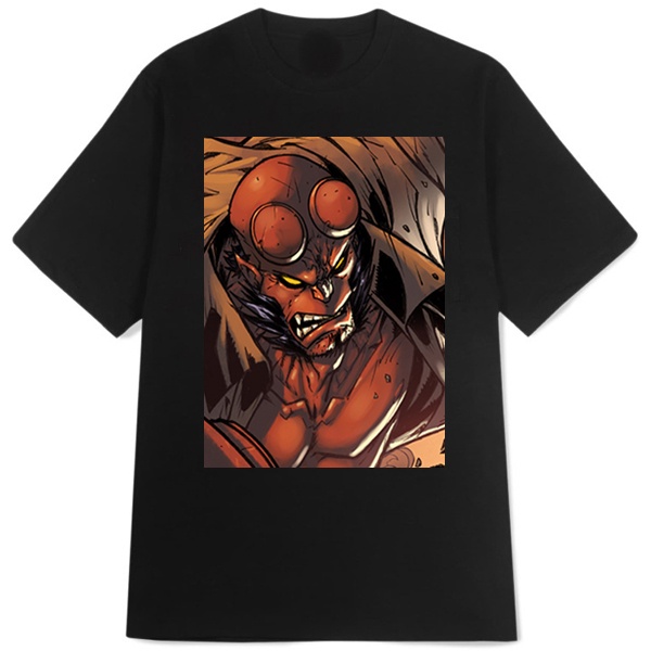 Kaos Hellboy II The Golden Army Tshirt Unisex Casual Tees New Cotton Ready Stock [Bisa COD] Siap Kir