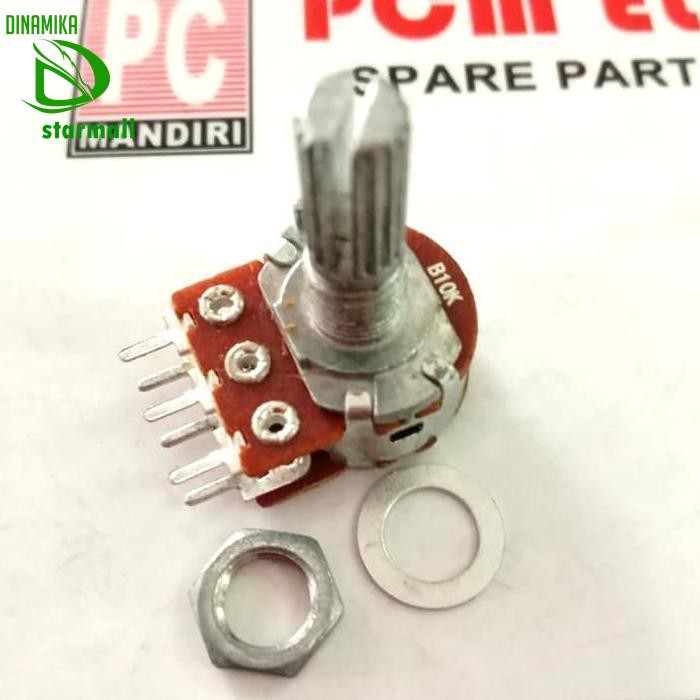 Potensio Stereo 10K 10 K A-Plus Original B10K Pcmelebik54 Dijamin