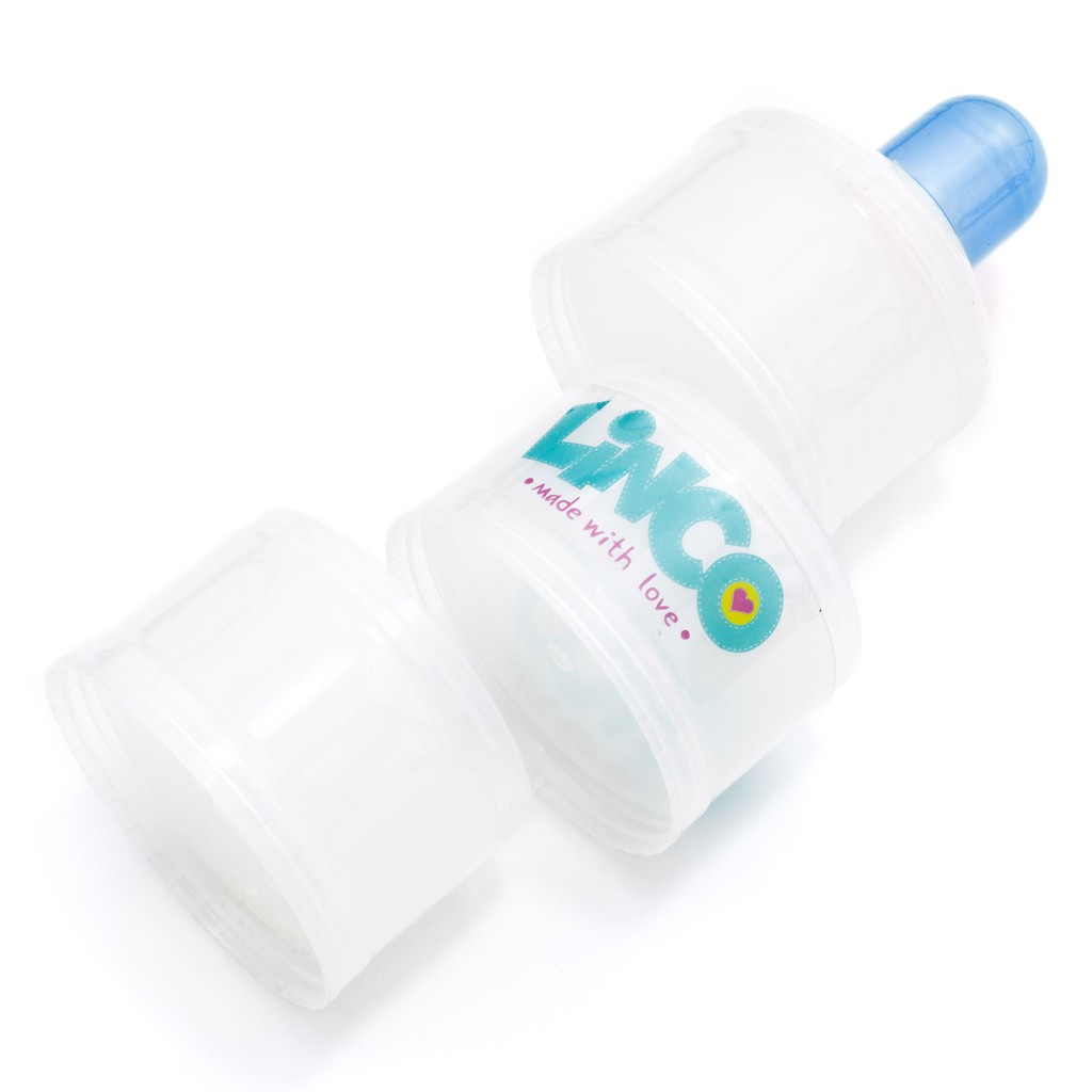 Tempat Penyimpanan Susu Bubuk LINCO BABY Milk Powder Container 3 Susun