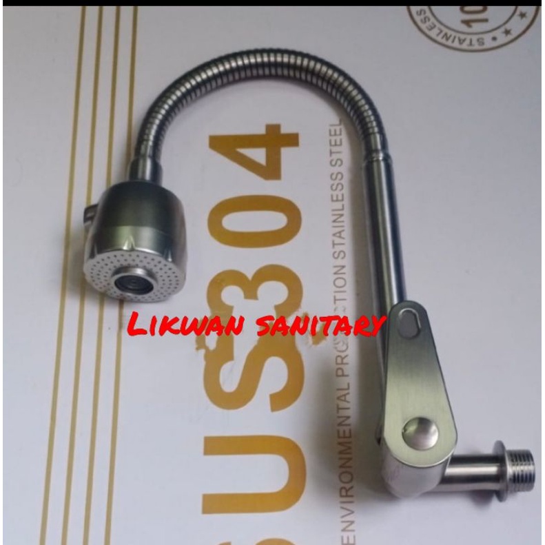 kran sink stainless flexible tembok / kran sink flexible tembok