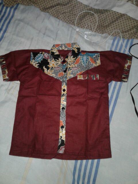 Qnunbatik Batik Keluarga Gamis Muslim Wanita Sedona Parang