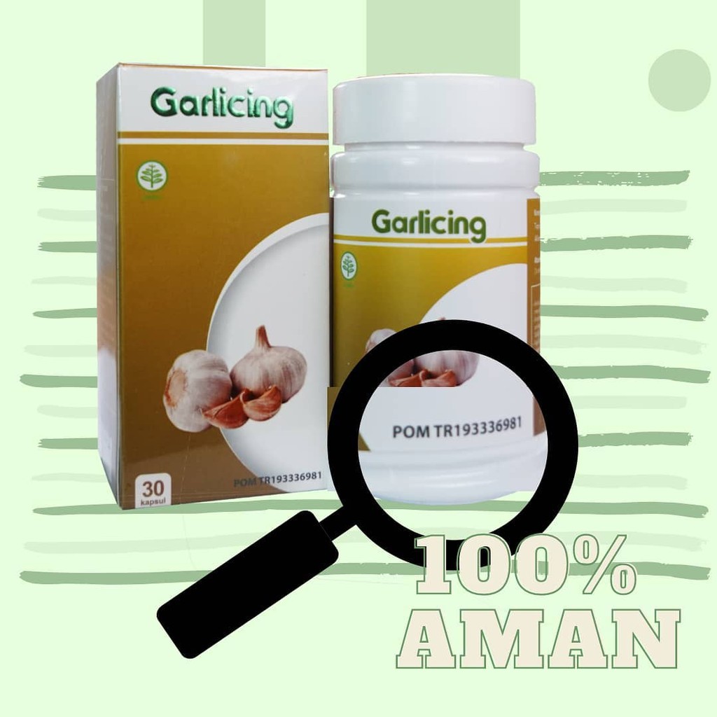 GARLICING Herbal Ekstrak Bawang Putih Dayak Menurunkan Kolesterol / Lemak Darah / Tekanan Darah
