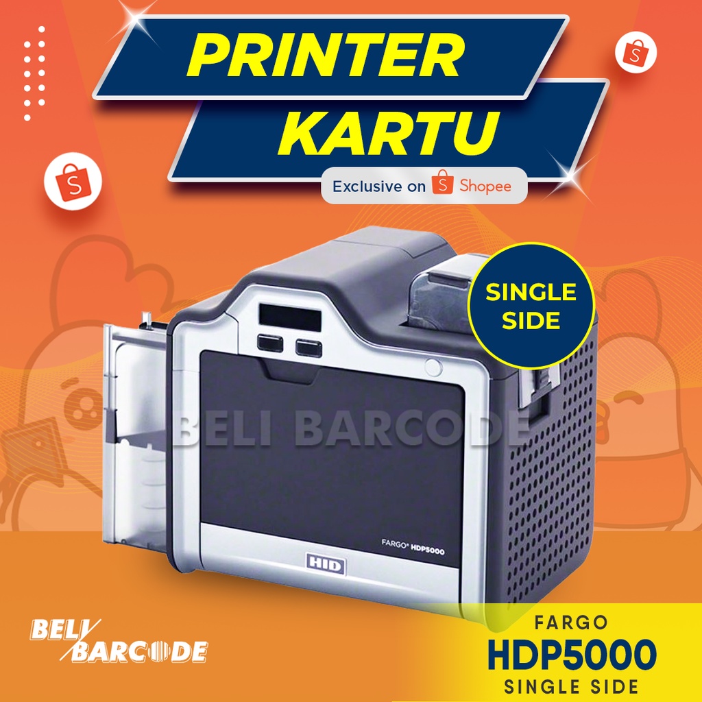 ID CARD PRINTER FARGO HDP5000 | HDP 5000 | HDP-5000 SINGLE SIDE