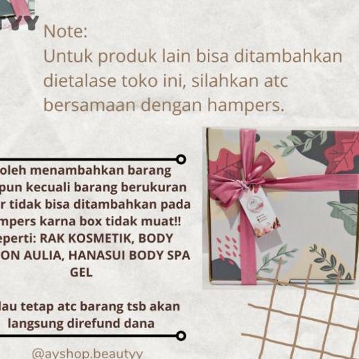 ✈ (1KG) BEBAS REQUEST!! Hampers Scarlett Whitening / Gift Box Scarlett Whitening / Kado Ulang Tahun 