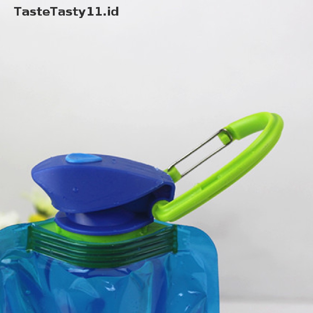 1 Pc TasteTasty Botol Minum Lipat Portable Ultra Ringan Untuk Olahraga Outdoor