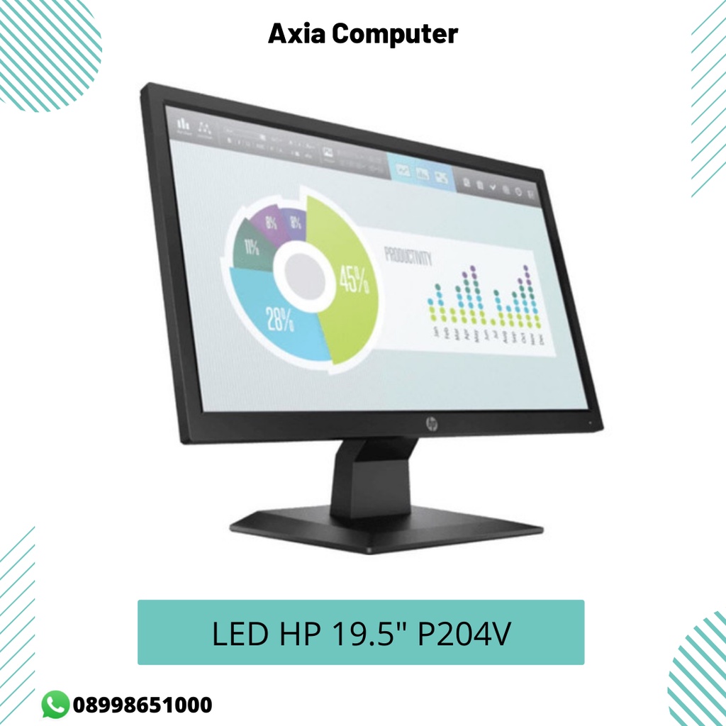 Monitor LED HP P204v 20 Inch HDMI VGA