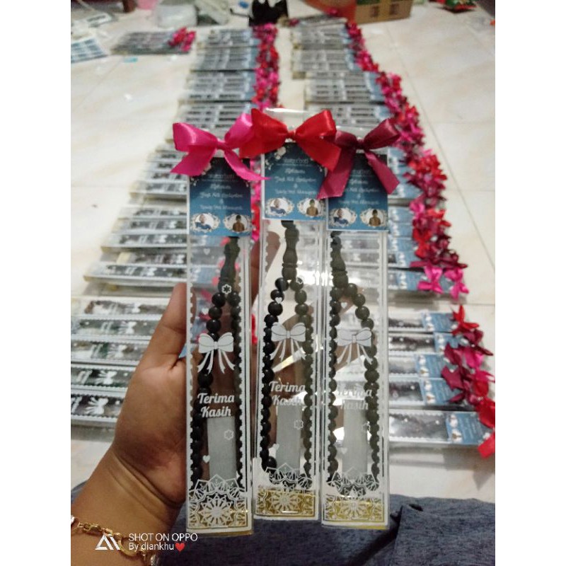 Souvenir Cantik, Pernikahan, Hajatan, Haji/Umrah, Souvenir Murah Tasbih 33
