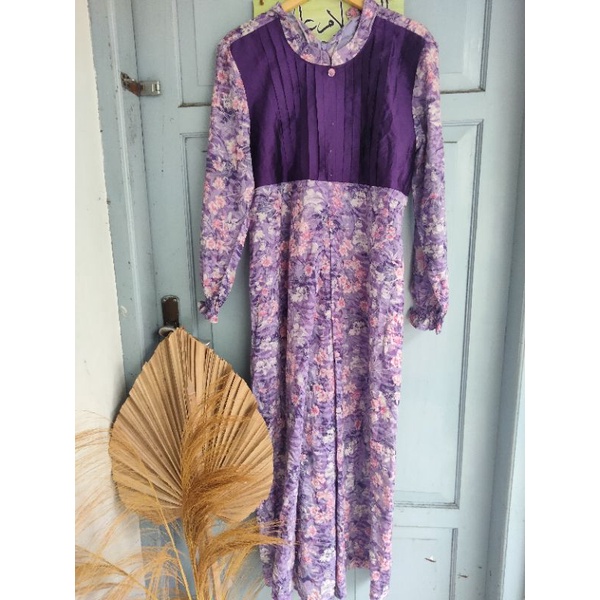 preloved gamis ungu