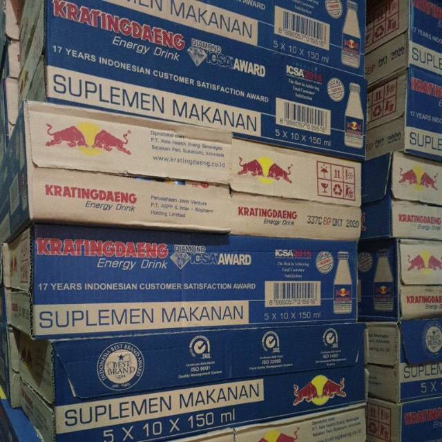 

Kratingdaeng Energy Drink Isi 50 Botol
