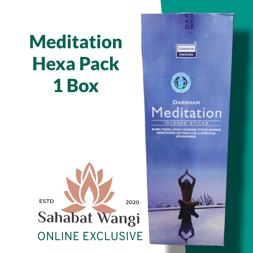 Dupa India Darshan Meditation Hexa Short 1 Box ( 6 Pack)
