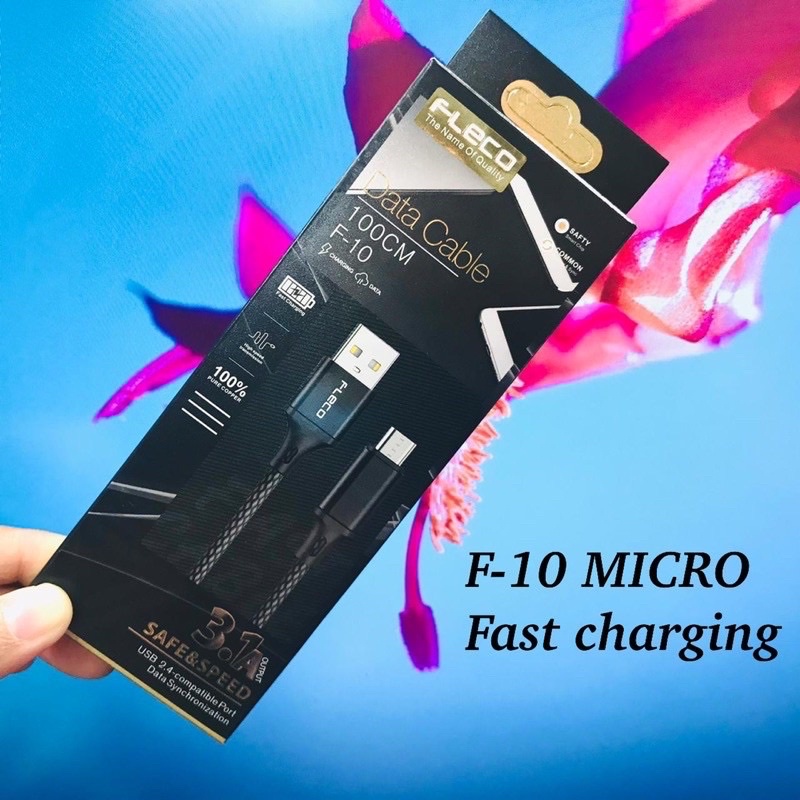 PROMO KABEL DATA FLECO F10 MICRO FAST CHARGING