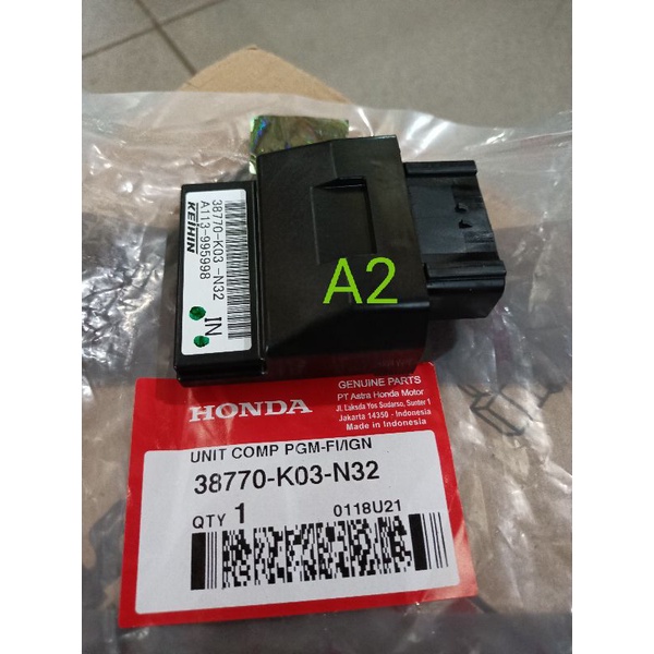 pgmi ecu kotak cdi unit revo fit f1 f one fi injeksi origional 38770 k03 n30