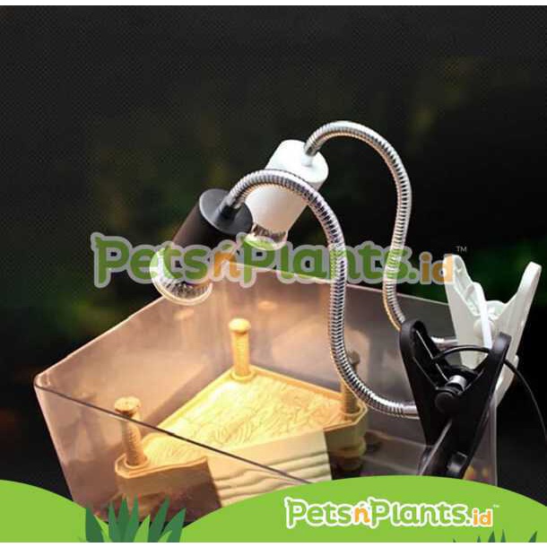 Bola Lampu Heating Lamp Penghangat Reptil Kura Kura Keramik UVA UVB