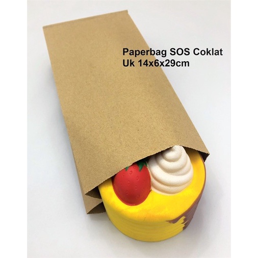 

(TERLARIS) kantong coklat paperbag brown kraft L