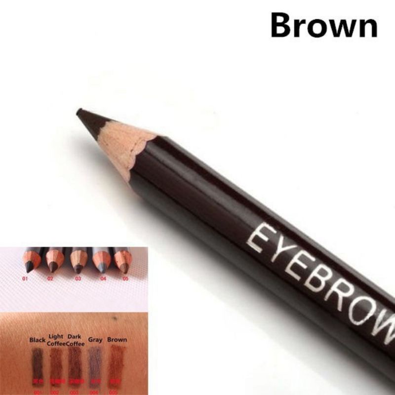 FerenHongXia Pensil Alis Tahan Lama Kualitas Tinggi dengan Brush Eye Brow Pencil with Brush