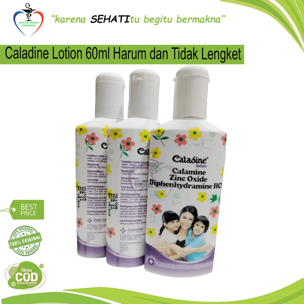 Caladine Lotion Cair 95ml Biang Keringat Gatal Alergi