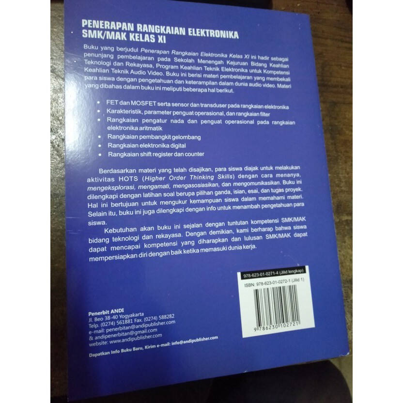 Buku Penerapan Rangkaian Elektronika - Bidang Keahlian Teknologi dan Rekayasa, SMK/MAK Kelas XI-1
