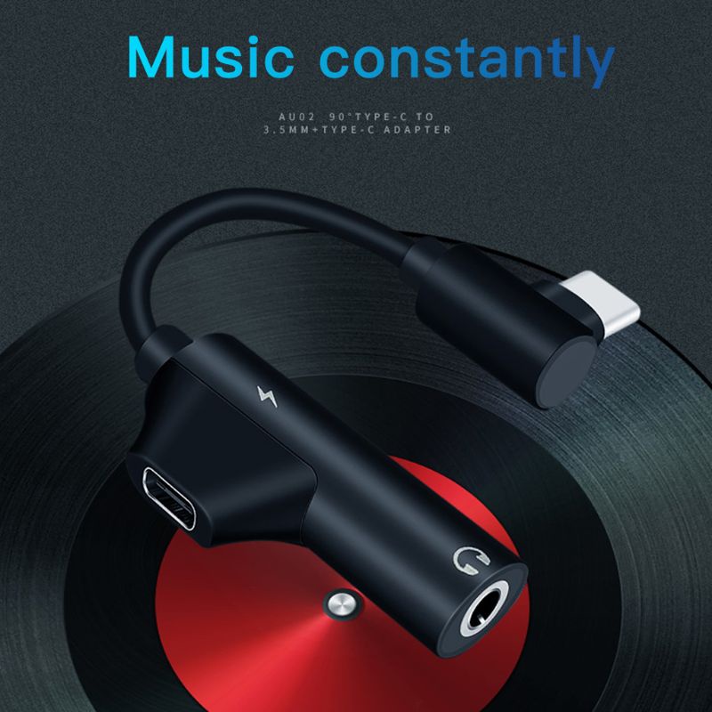 VIVI   2 In 1 USB Type C to 3.5MM Jack Audio Charger Converter Headphone Adapter Cable for Samsung Note9 Xiaomi HTC Huawei Smartphones