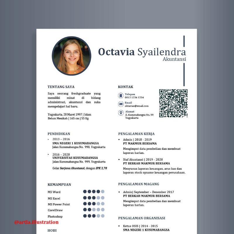

Template CV + Surat Lamaran