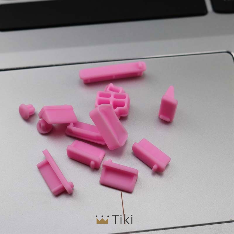 13pcs/set Silikon Elastis Anti Debu Pelindung Port Laptop Notebook Komputer | TiKi-2