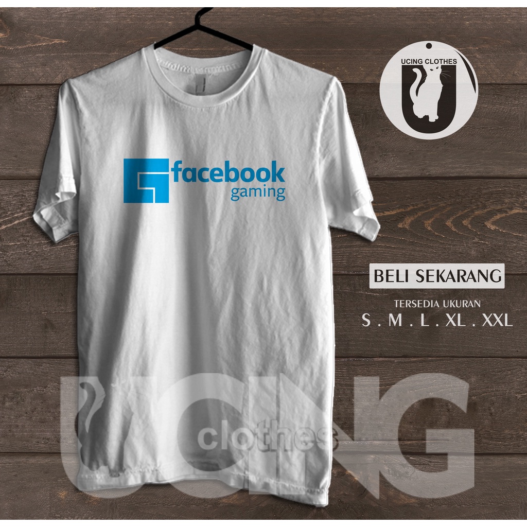 Kaos Baju Facebook Gaming Logo Kaos Game