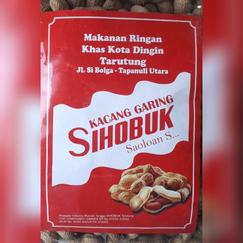 

kacang sihobuk,kacang tanah matang khas sumatera