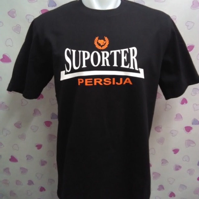 BAJU KAOS PERSIJA SUPORTER GARIS KERAS UNISEX