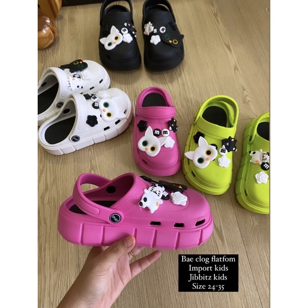 GJAZ CLOG CROZZ FLATFOAM ANAK IMPORT JIBBITZ JIBBITZ SIZE 24-35