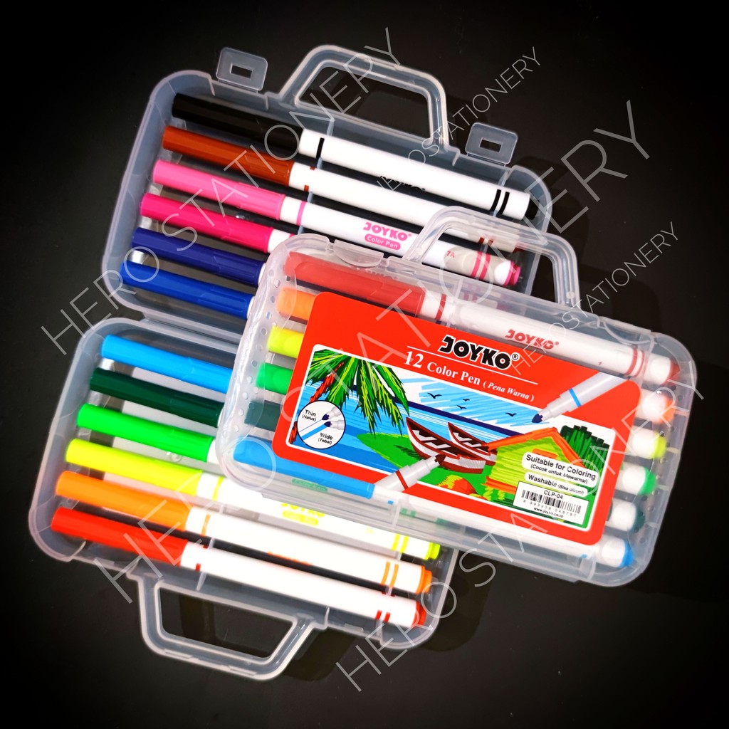 

Pena warna color pen joyko set 12 warna CLP-04