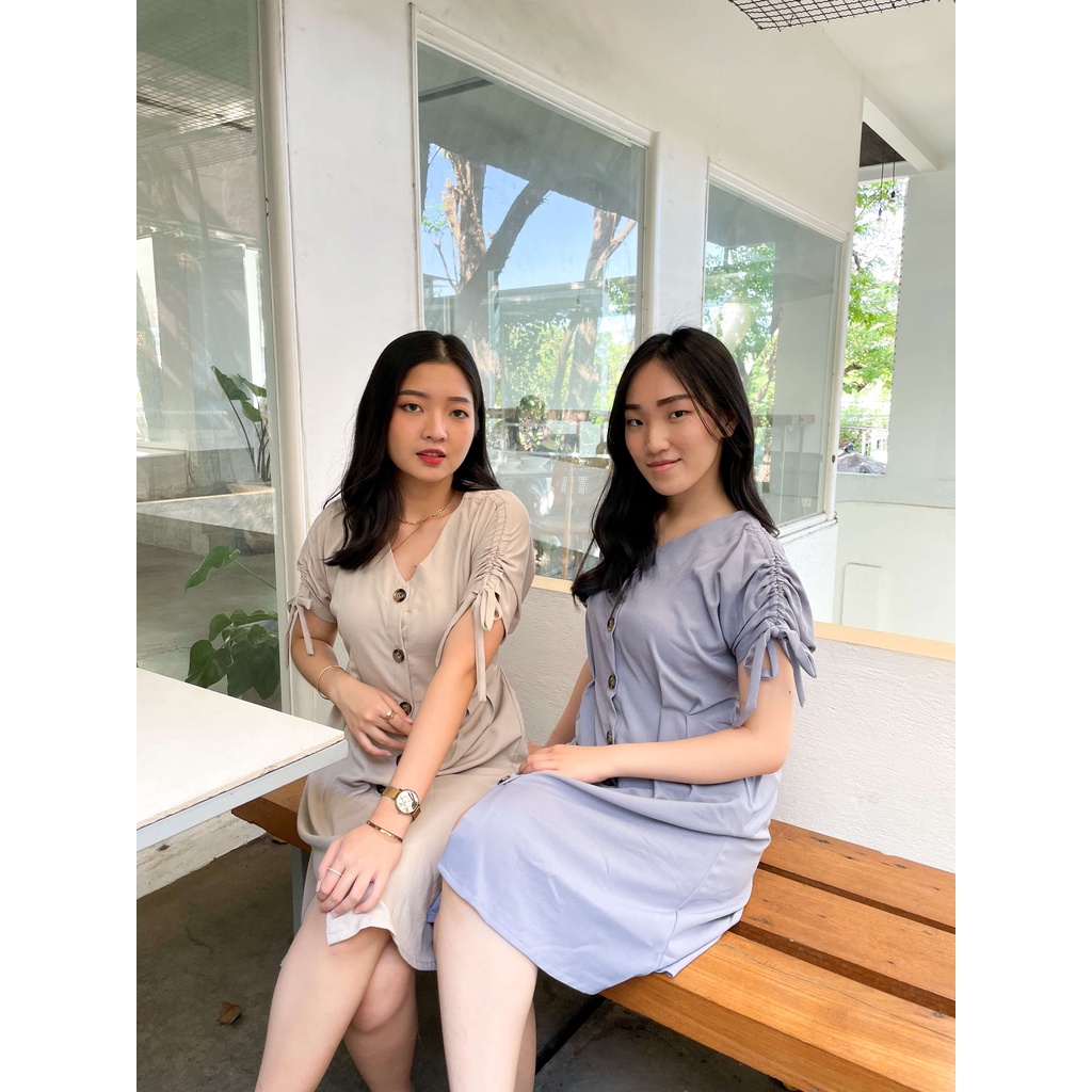 Valerie Dress | Dress Wanita | Dress Korea Perempuan | Dress Busui Hamil | Dress Kekinian