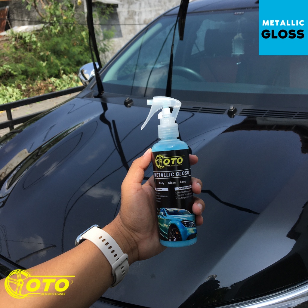Pengkilap Body Motor dan Mobil - Metallic - Wet Gloss -  Free Applicator - Metallic Gloss - OTO Cleaner - WAX - SUPER INSTANT SEMI COATING - PENGKILAP MOBIL - PENGKILAP MOTOR pengkilap super - pengkilap body mobil - pengkilap body motor