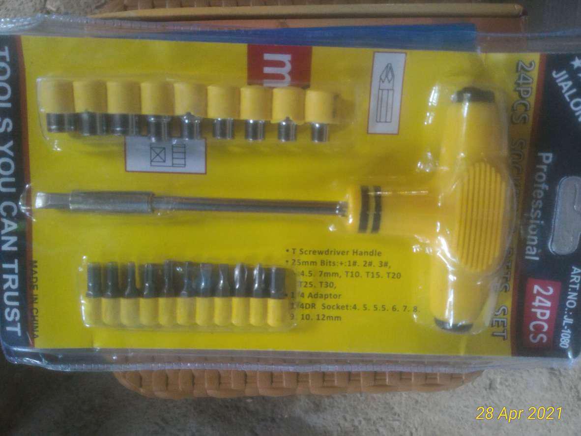 Obeng T / Five Star Socket & Bits Set | Obeng Dan Kunci T
