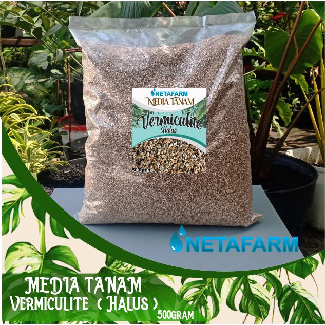 Media Tanam - VERMICULITE Halus ( 1 - 2 mm ) Kemasan 500gr