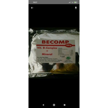 Vitamin b komplek serbuk untuk hewan