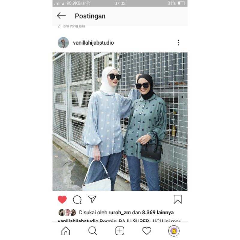 Lilo Blouse by Vanilla Hijab