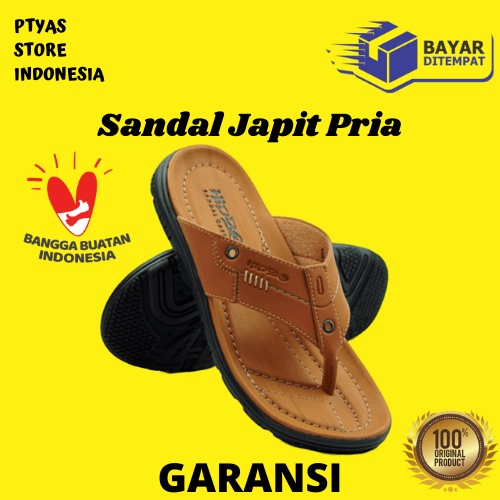 Sandal Sendal Jepit Japit Trend Fashion Keren Kondangan Hangout Cowok Pria Kekinian Original Murah