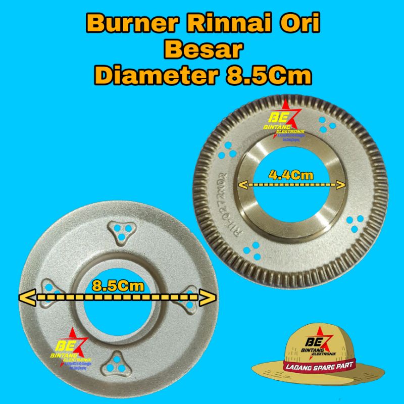 [COD] TATAKAN BURNER KOMPOR RINNAI ORI BESAR BURNER RINNAI ORIGINAL BARNER KOMPOR RINAI