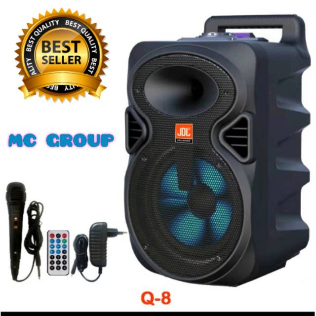 SPEAKER PORTABLE JDL Q 8 BLUETOOTH + MIC