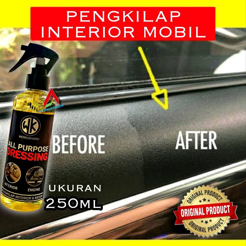 Pengkilap Interior Mobil / Perawatan Interior Mobil / Wax / Dasboard / Jok / Engine / Dressing