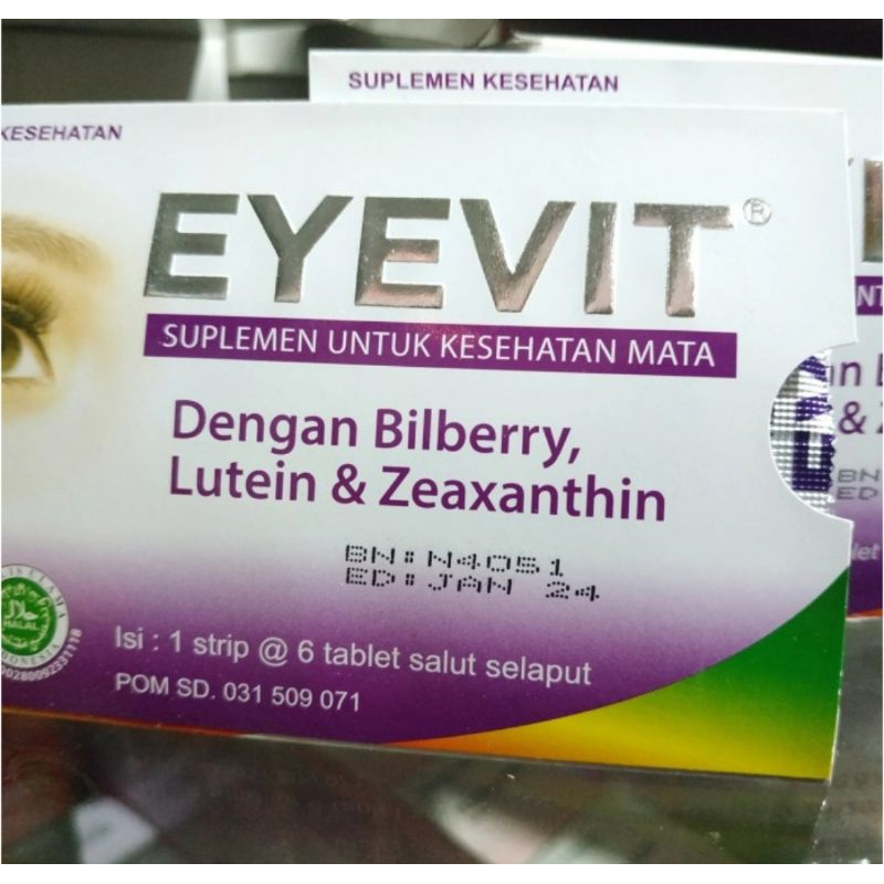 EYEVIT TABLET 1 BLISTER @6Tablet