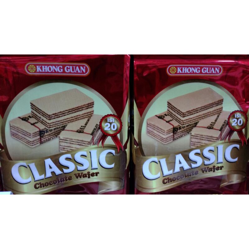 

KHONG GUAN CLASSIC WAFER 350 GRAM / KHONG GUAN WAFER / WAFER KHONG GUAN / LEGENDARIS / WAFER COKELAT