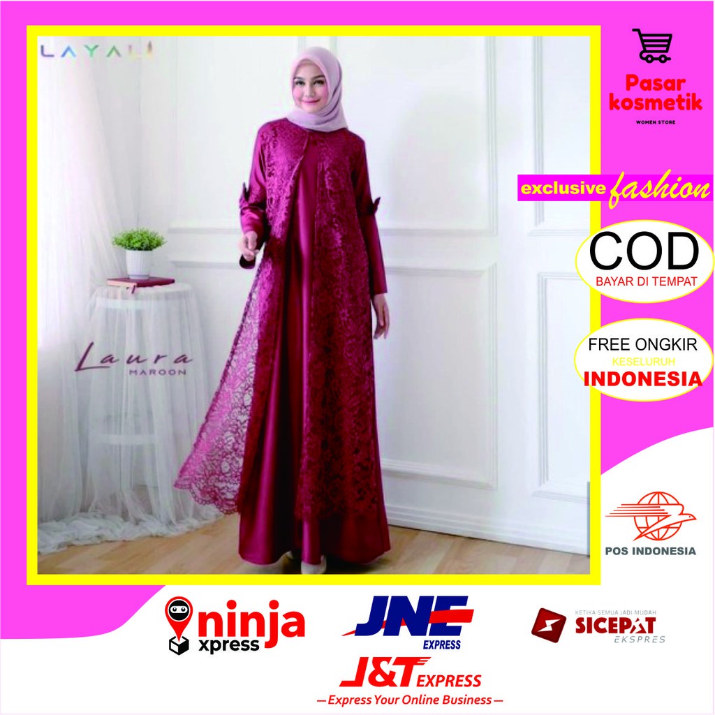 baju gamis syari brukat wanita baju gamis wanita syari muslimah baju gamis terbaru baju gamis murah