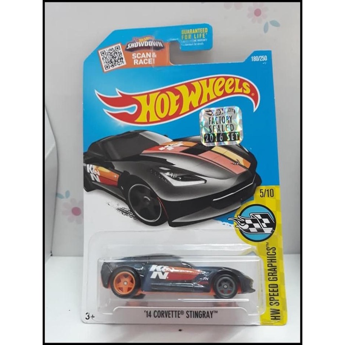 Hot Wheels Factory Sealed Super Treasure Hunt 2016 Corvette Stingray