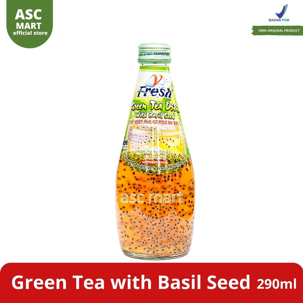 

VFresh Green Tea With Basil Seed