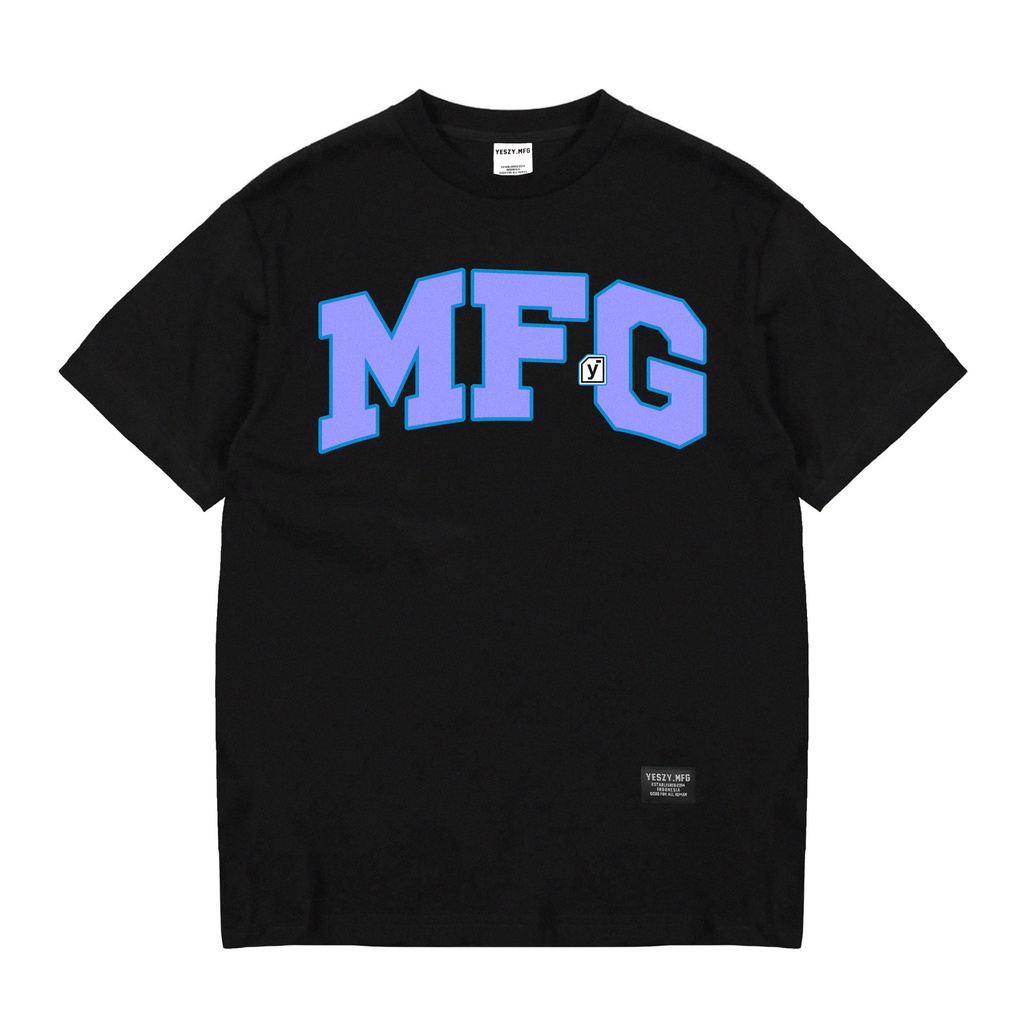 YESZY.MFG Tshirt Black Basement F. Purple