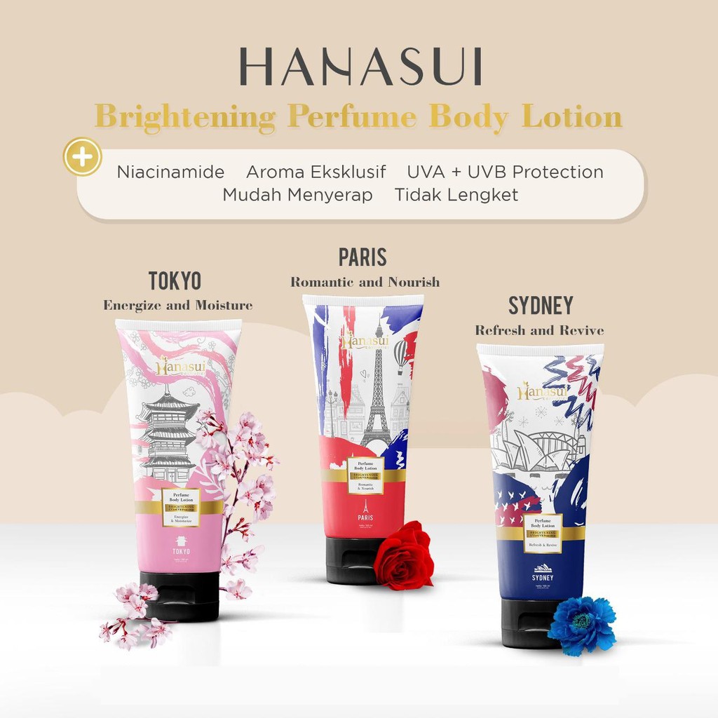 HANASUI PERFUME BODY LOTION 180ML